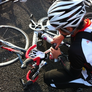 水分補給も万全