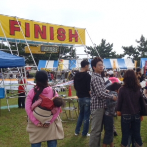 フィニッシュ地点