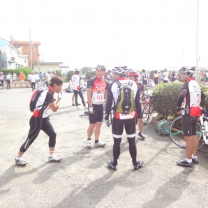 スタート前の準備運動