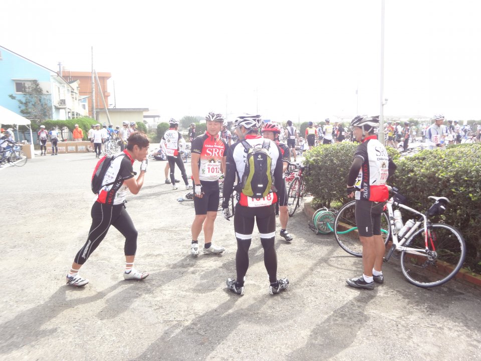 スタート前の準備運動