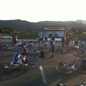 ゴールの鴨川総合運動場