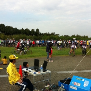 スタート待ちの列